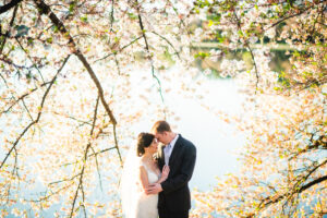 cherry blossom wedding photos