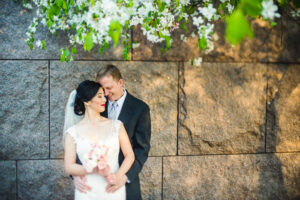 cherry blossom wedding photos