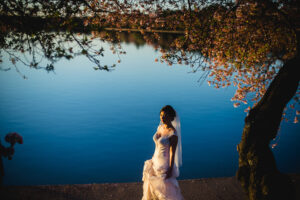 cherry blossom wedding photos